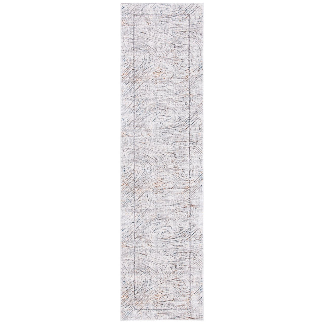 SAFAVIEH Sonoma Collection SON355A Ivory / Grey Rug Image 1