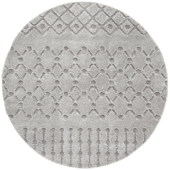 SAFAVIEH Sparta Shag Collection SPG509A Grey / Grey Rug Image 1