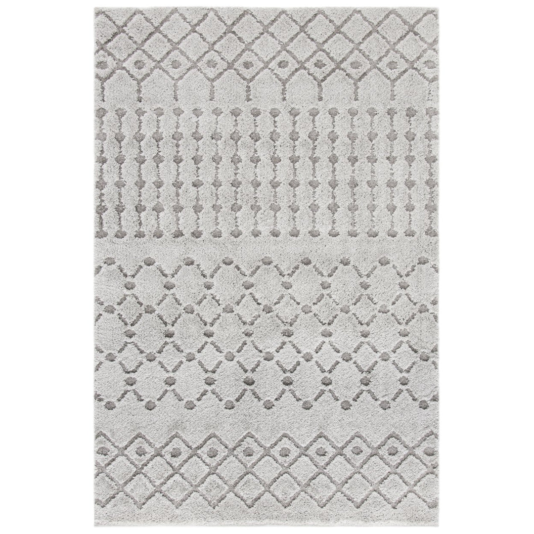 SAFAVIEH Sparta Shag Collection SPG509A Grey / Grey Rug Image 1