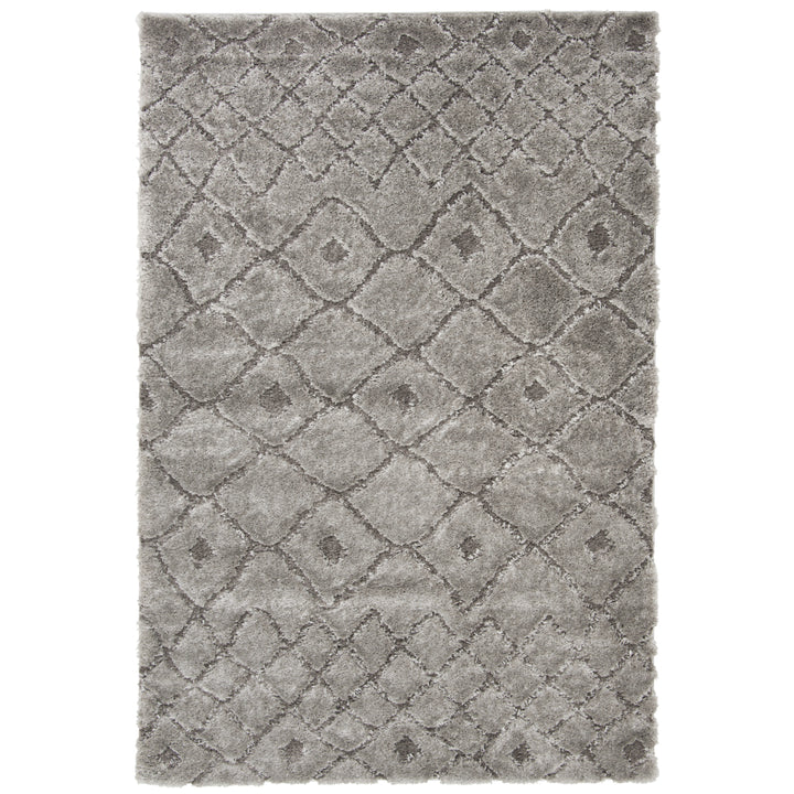 SAFAVIEH Sparta Shag Collection SPG514A Grey / Grey Rug Image 1