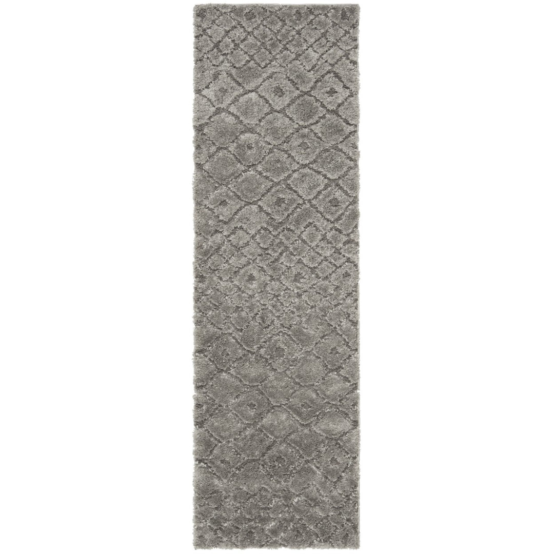 SAFAVIEH Sparta Shag Collection SPG514A Grey / Grey Rug Image 1