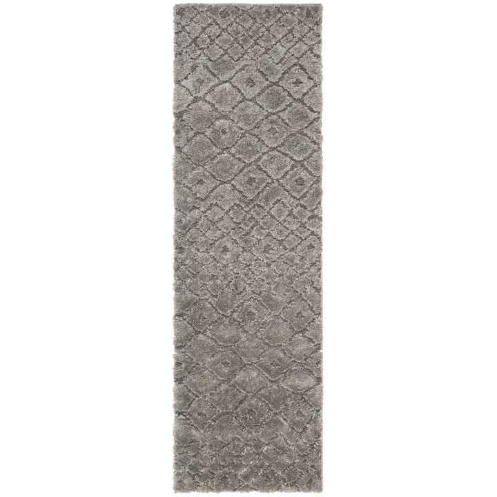 SAFAVIEH Sparta Shag Collection SPG514A Grey / Grey Rug Image 1