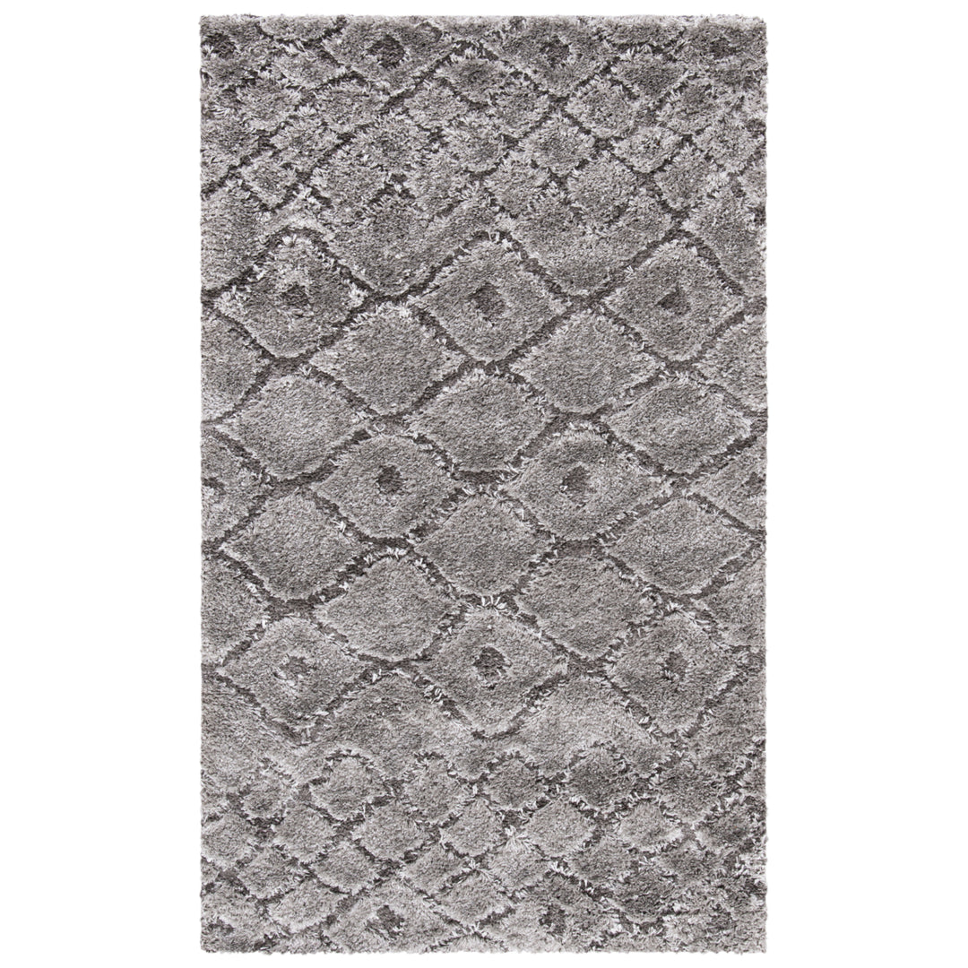 SAFAVIEH Sparta Shag Collection SPG514A Grey / Grey Rug Image 10