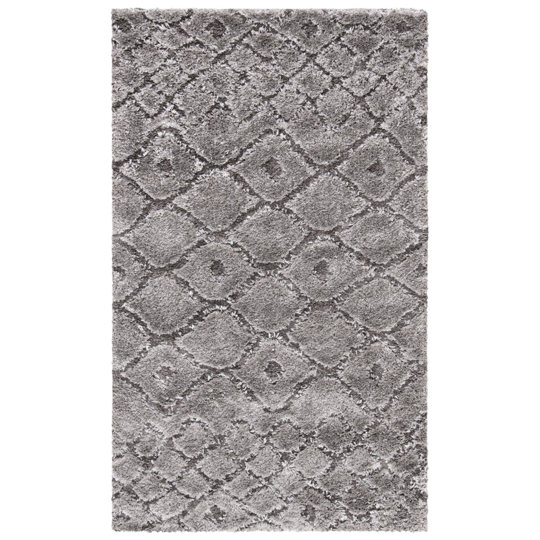 SAFAVIEH Sparta Shag Collection SPG514A Grey / Grey Rug Image 1