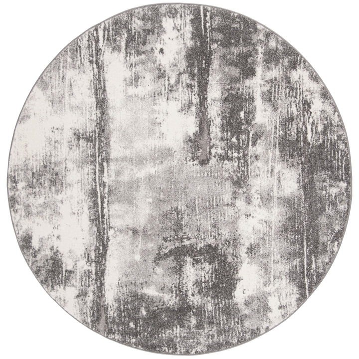 SAFAVIEH Spirit SPR127F Dark Grey / Ivory Rug Image 4