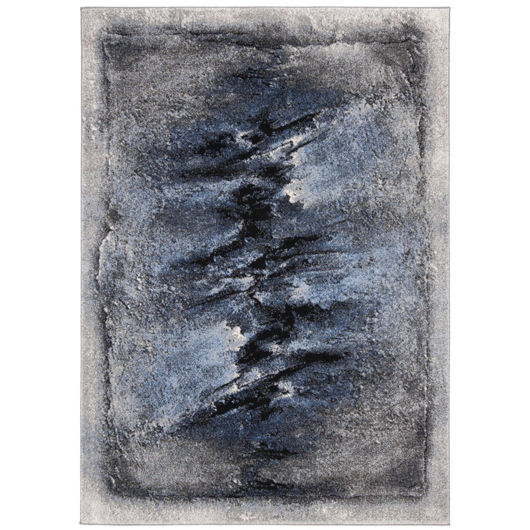 SAFAVIEH Spirit Collection SPR125M Blue / Charcoal Rug Image 8