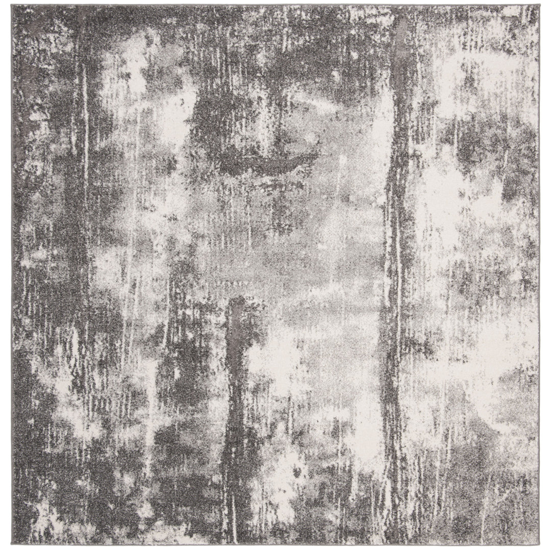 SAFAVIEH Spirit SPR127F Dark Grey / Ivory Rug Image 6