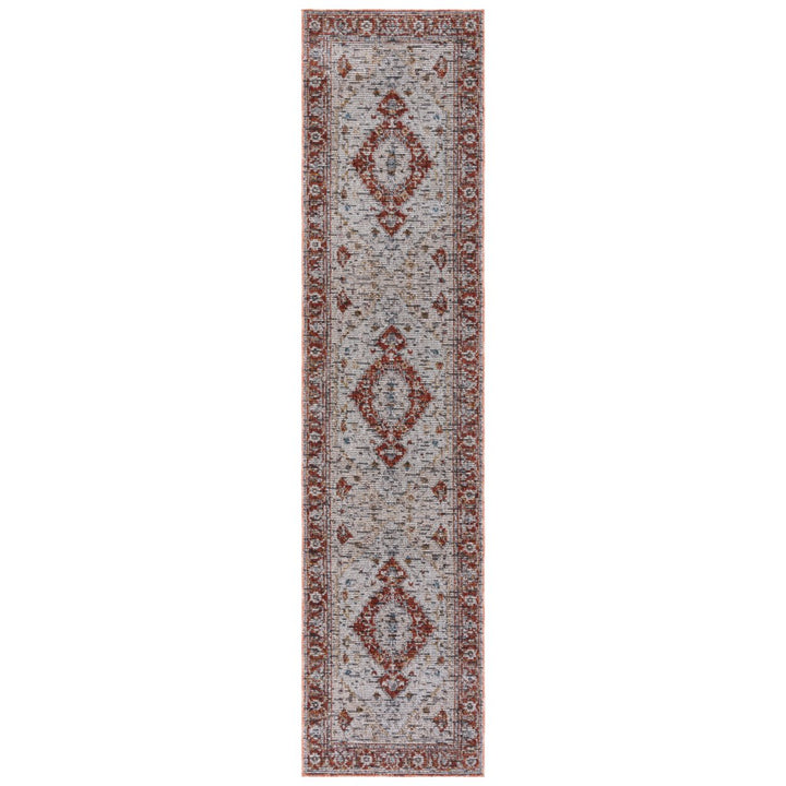 SAFAVIEH Sierra Collection SRA410A Ivory / Rust Rug Image 1