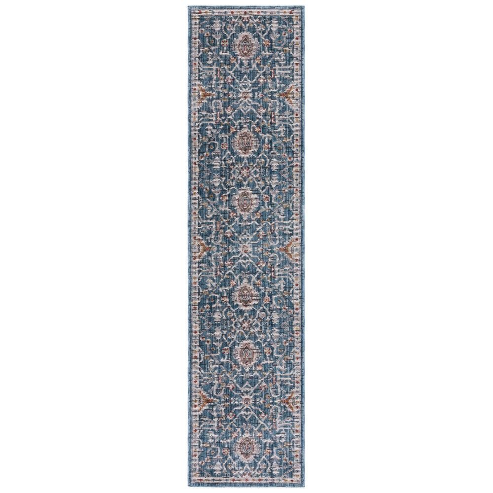 SAFAVIEH Sierra Collection SRA408M Blue / Ivory Rug Image 2