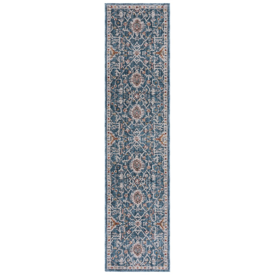 SAFAVIEH Sierra Collection SRA408M Blue / Ivory Rug Image 1