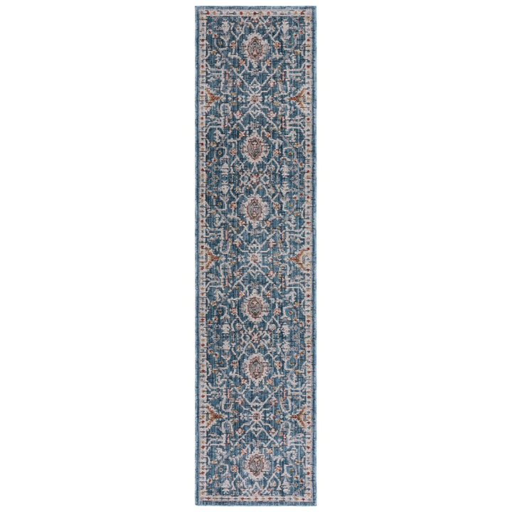 SAFAVIEH Sierra Collection SRA408M Blue / Ivory Rug Image 1