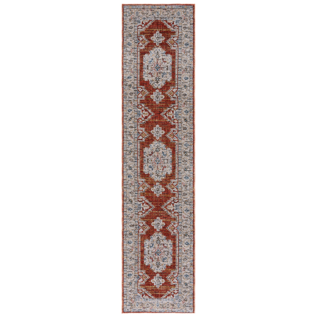 SAFAVIEH Sierra Collection SRA412A Ivory / Rust Rug Image 2