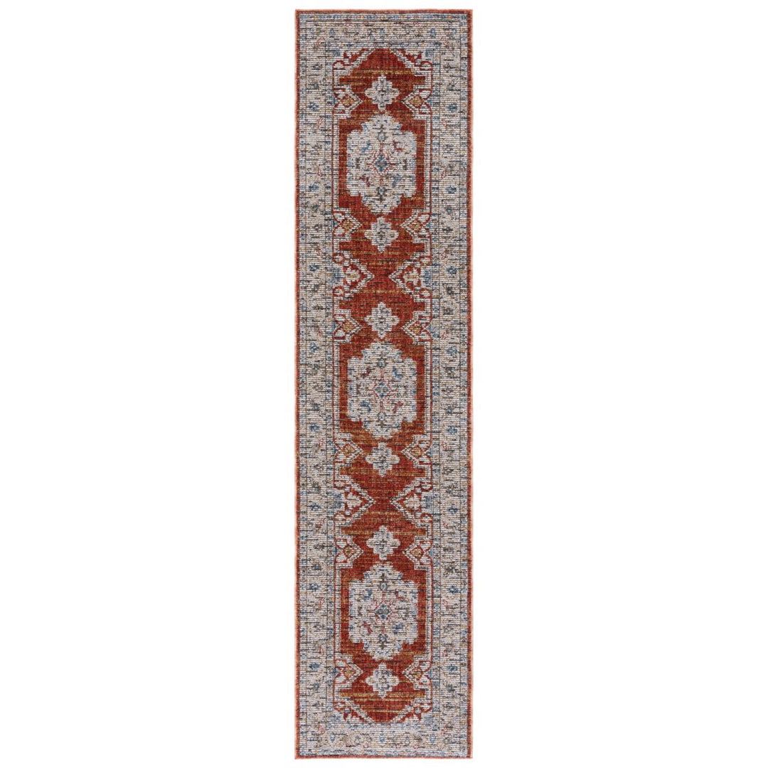 SAFAVIEH Sierra Collection SRA412A Ivory / Rust Rug Image 1