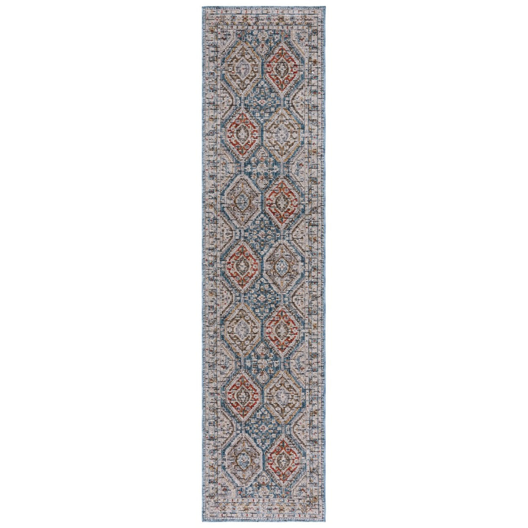 SAFAVIEH Sierra Collection SRA416A Ivory / Blue Rug Image 1