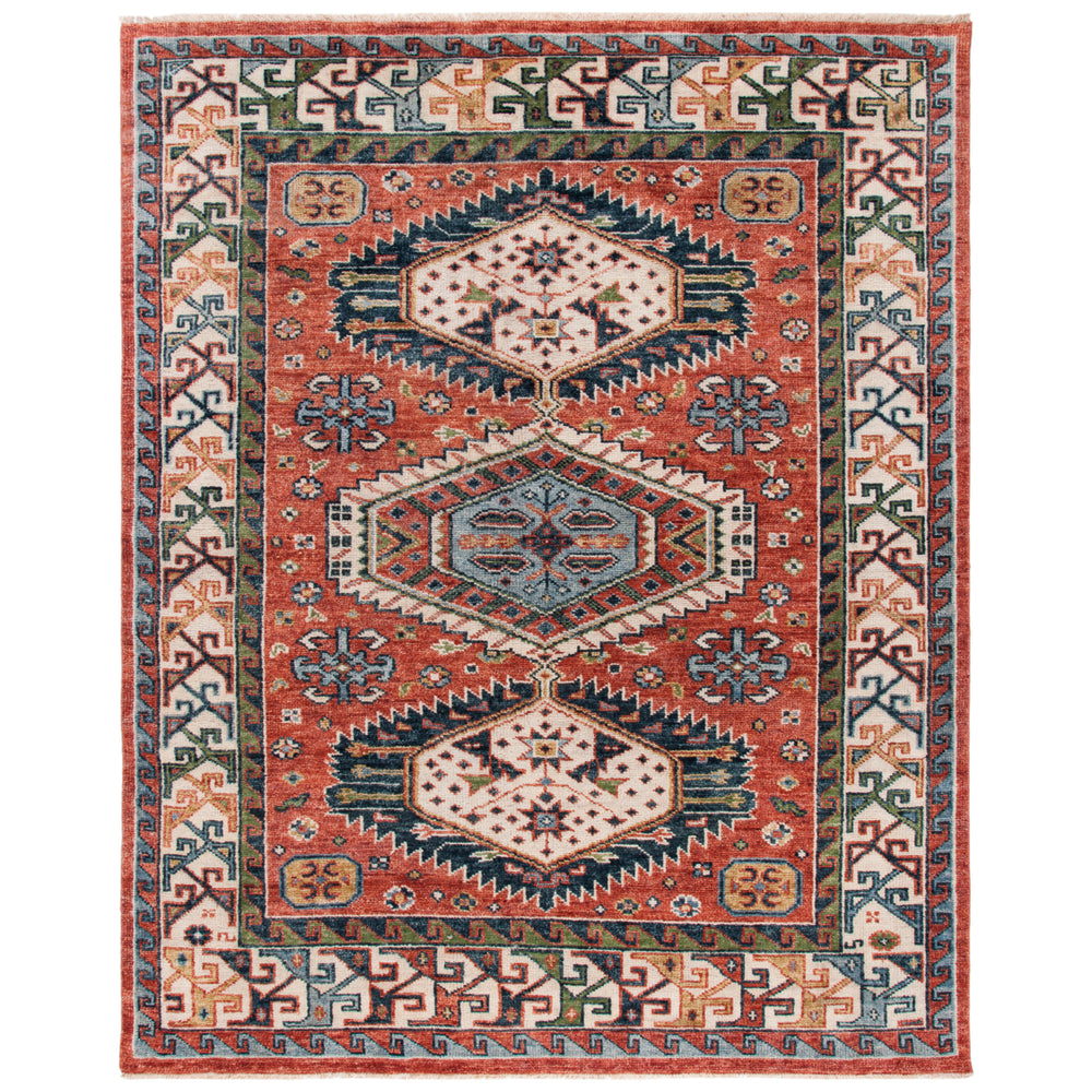 SAFAVIEH SRK119Q Samarkand Red / Beige Image 2