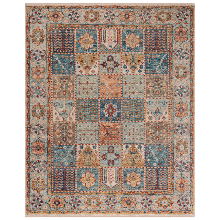 SAFAVIEH SRK124P Samarkand Blue / Rust Image 1