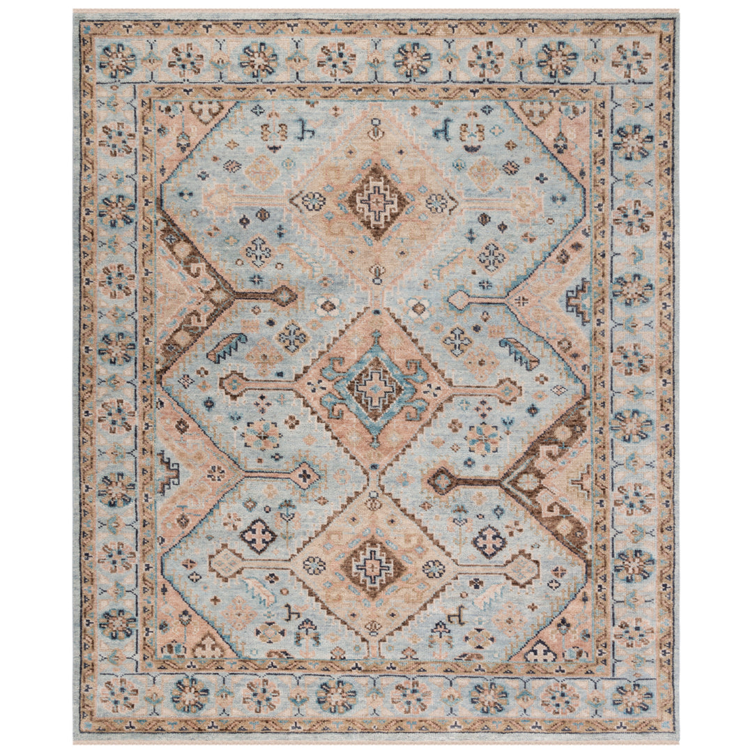 SAFAVIEH SRK127L Samarkand Light Blue / Beige Image 1