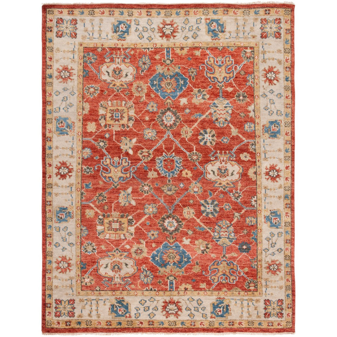 SAFAVIEH SRK170B Samarkand Beige / Rust Image 1