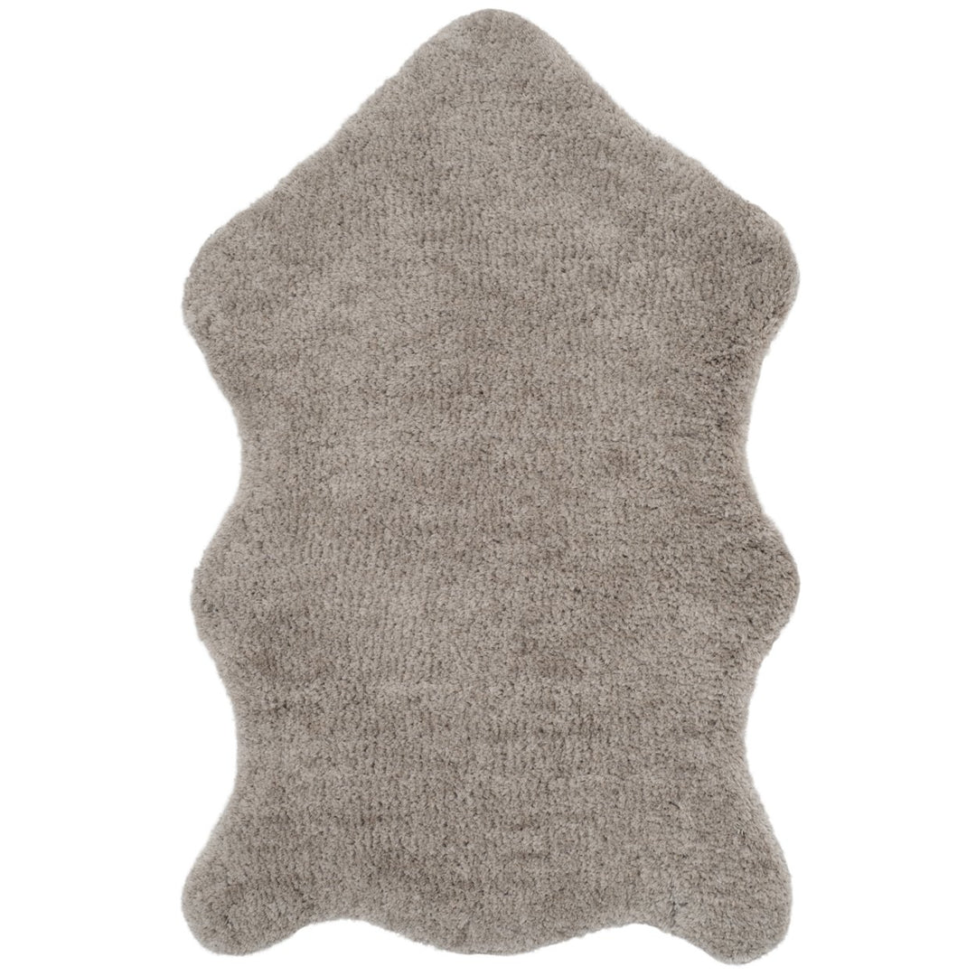 SAFAVIEH Sheep Shag SSG101A Handwoven Silver Rug Image 1