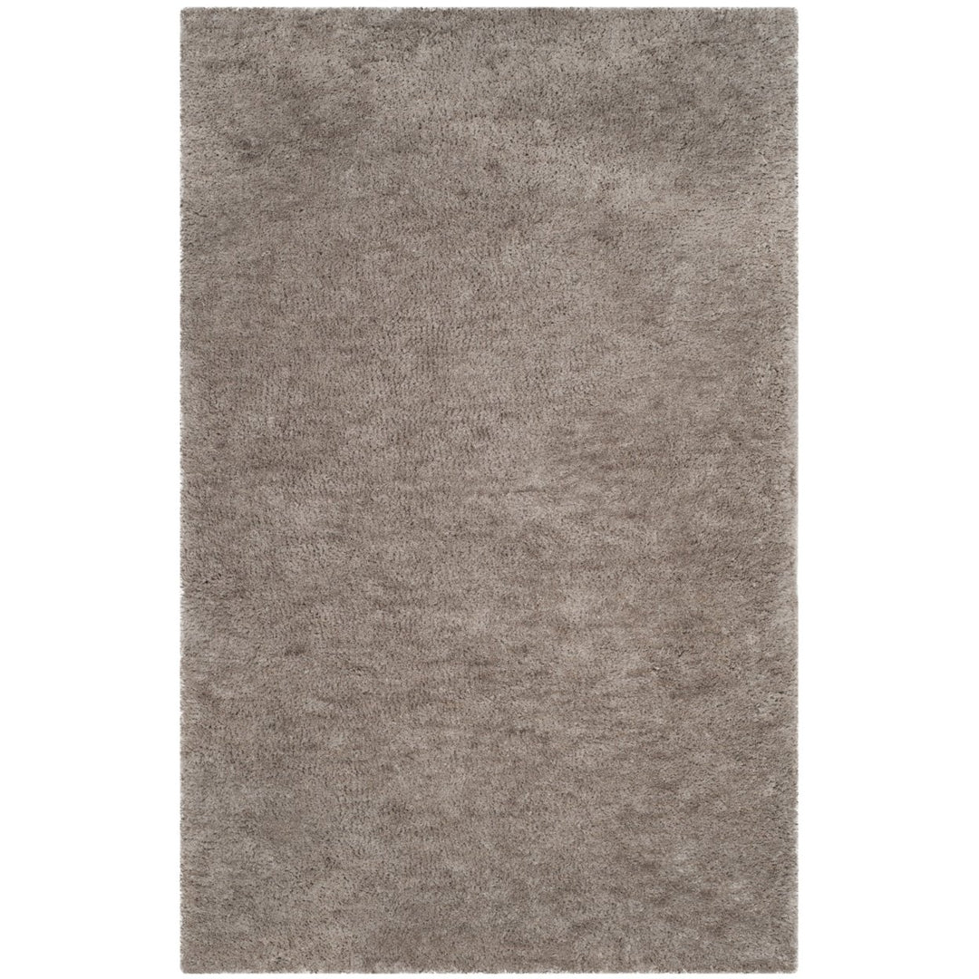 SAFAVIEH Sheep Shag SSG120A Handwoven Silver Rug Image 1