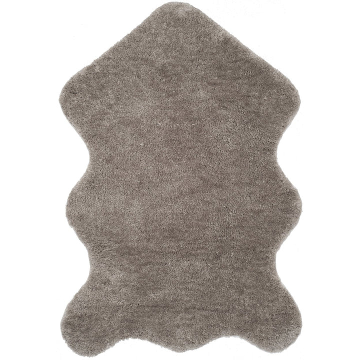 SAFAVIEH Sheep Shag SSG101A Handwoven Silver Rug Image 1