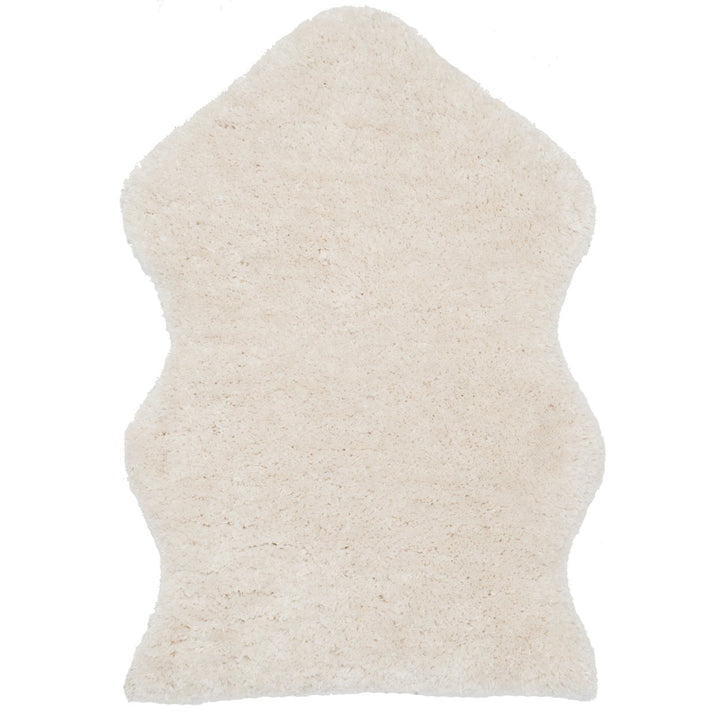 SAFAVIEH Sheep Shag Collection SSG101B Handwoven Ivory Rug Image 4