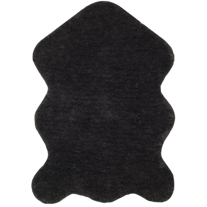 SAFAVIEH Sheep Shag SSG101C Handwoven Charcoal Rug Image 5