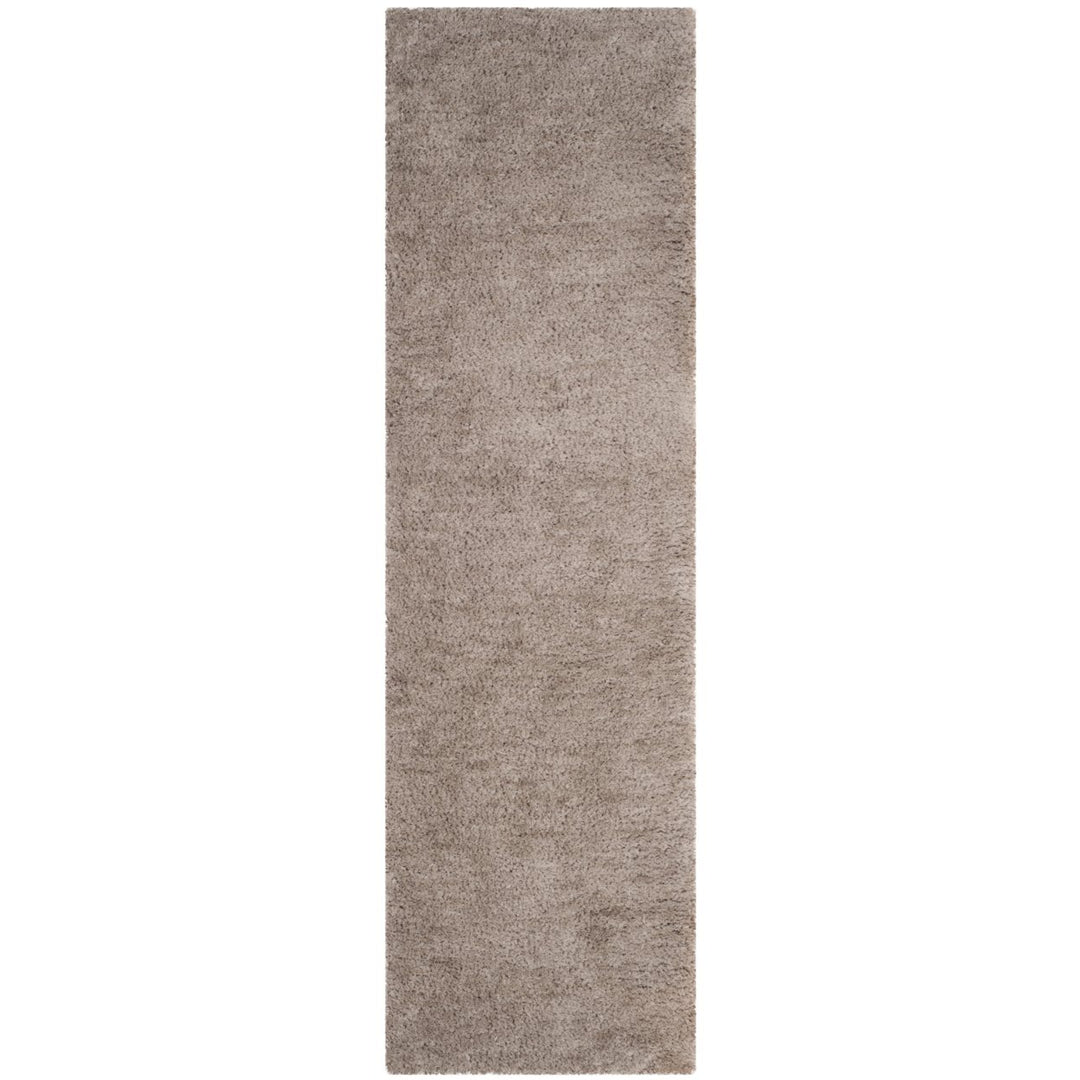 SAFAVIEH Sheep Shag SSG120A Handwoven Silver Rug Image 1