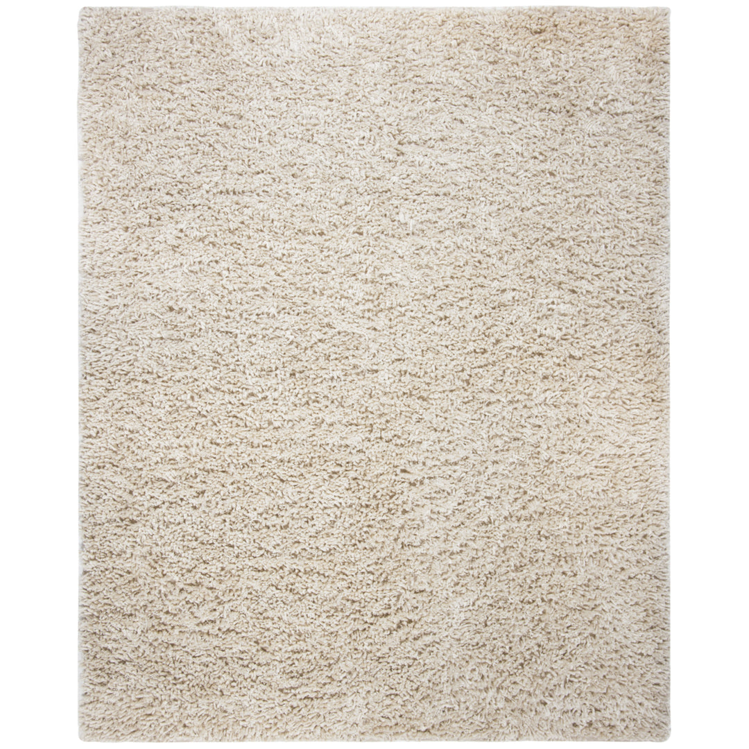 SAFAVIEH Sheep Shag Collection SSG212A Handwoven Ivory Rug Image 1