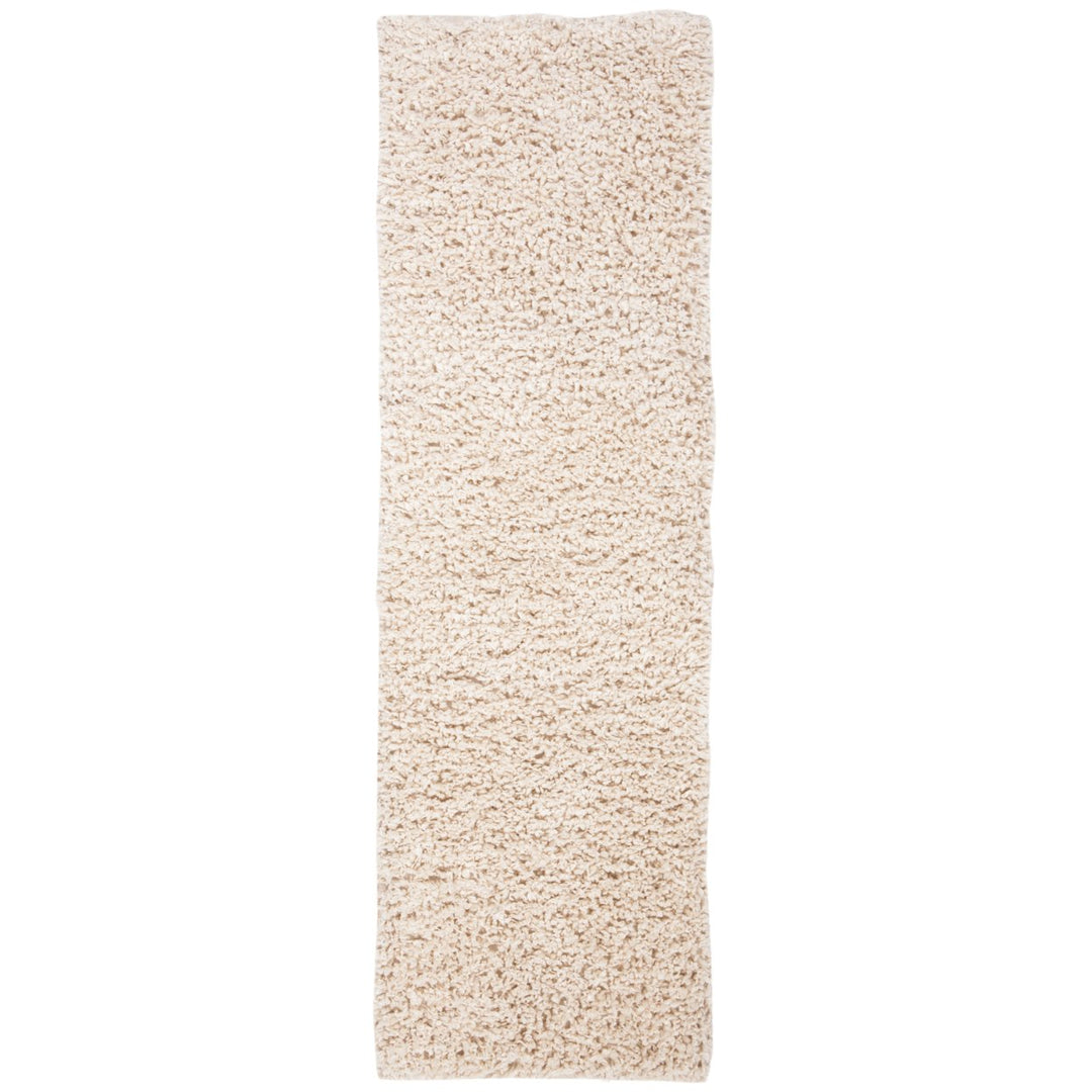 SAFAVIEH Sheep Shag Collection SSG212A Handwoven Ivory Rug Image 1