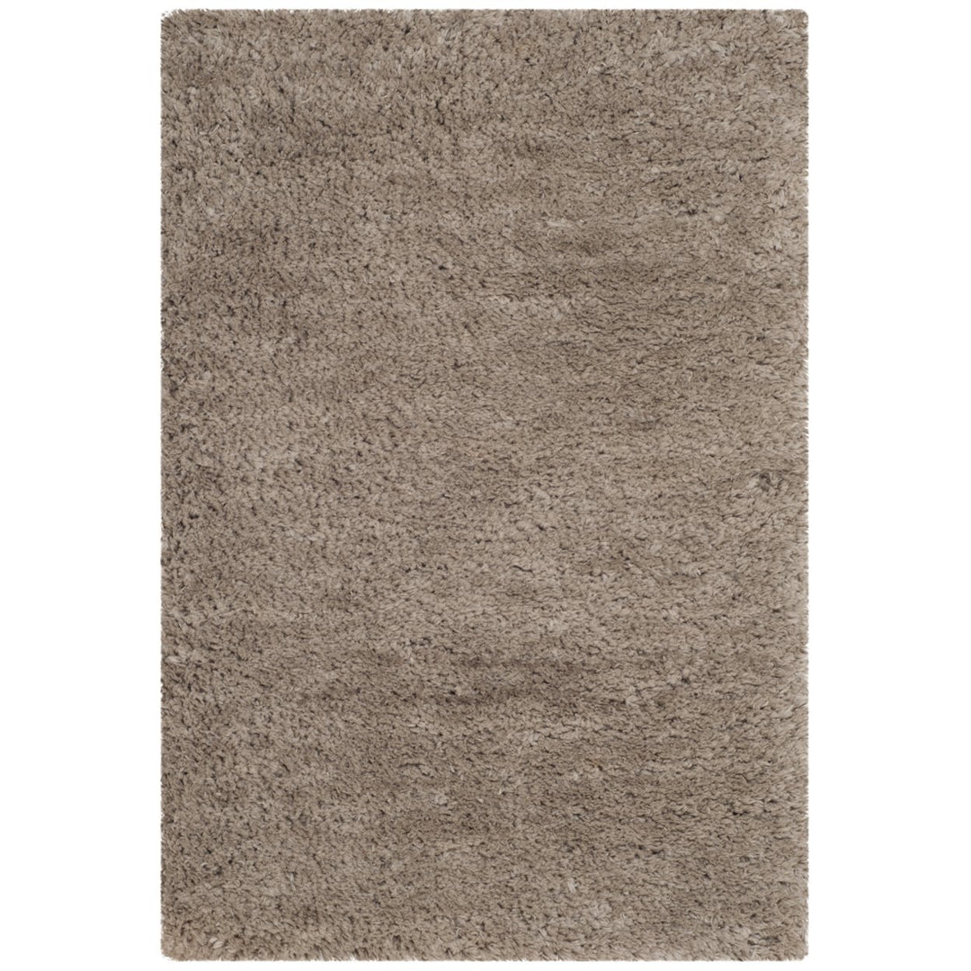 SAFAVIEH Sheep Shag SSG120A Handwoven Silver Rug Image 1