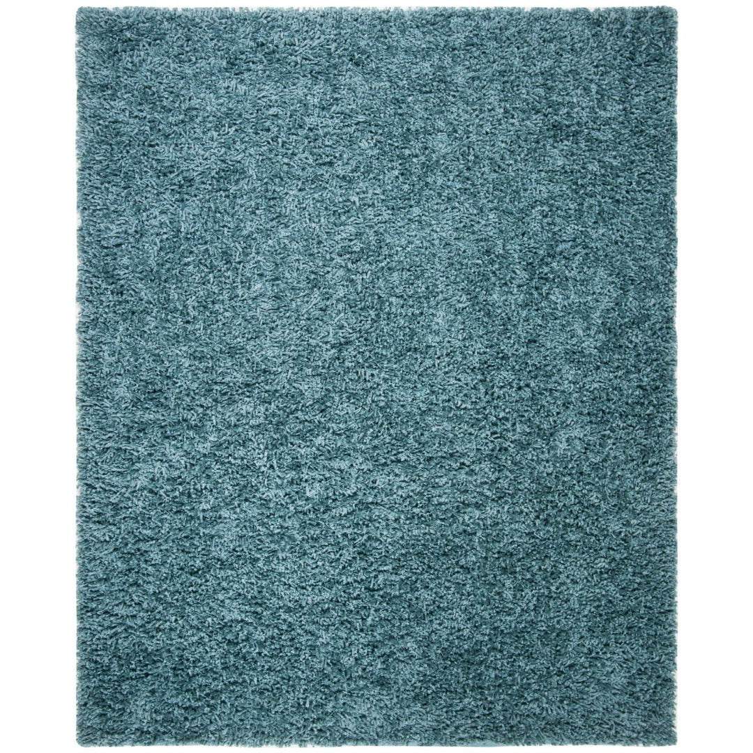 SAFAVIEH Sheep Shag Collection SSG212M Handwoven Blue Rug Image 1