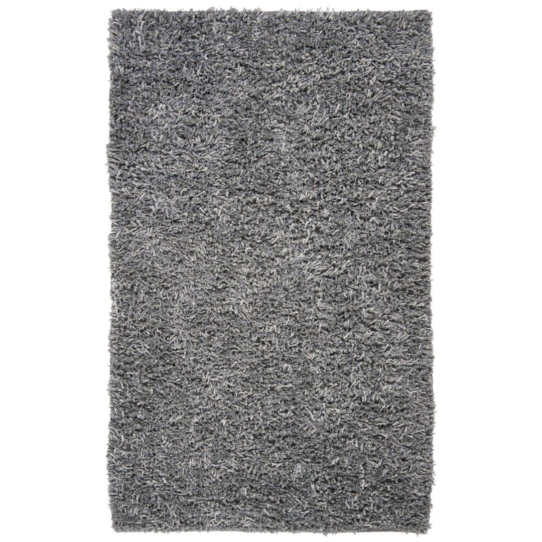 SAFAVIEH Sheep Shag SSG212G Handwoven Silver Rug Image 1