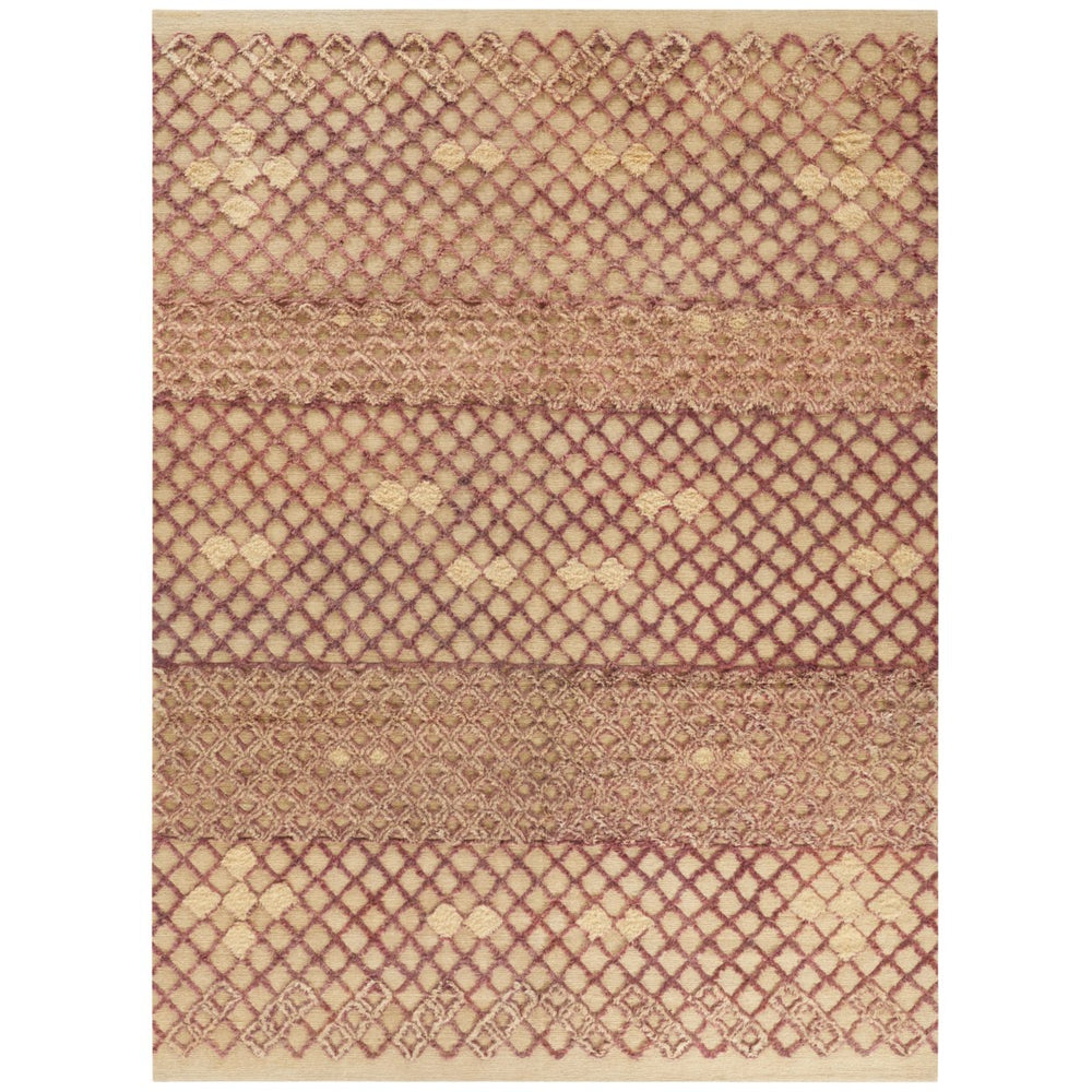 SAFAVIEH Santa Fe STF427A Beige / Dark Grey Rug Image 2