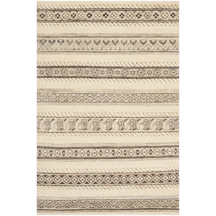 SAFAVIEH Santa Fe STF466A Hand-knotted Natural /Multi Rug Image 1