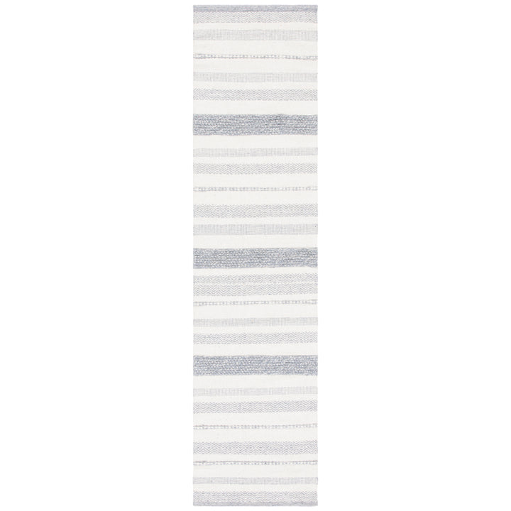 SAFAVIEH Striped Kilim STK501A Handwoven Ivory /Grey Rug Image 3