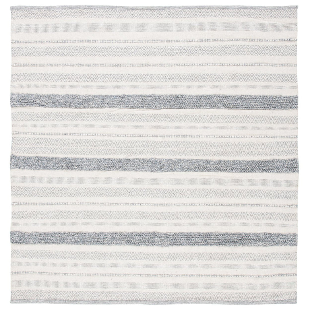 SAFAVIEH Striped Kilim STK501A Handwoven Ivory /Grey Rug Image 4