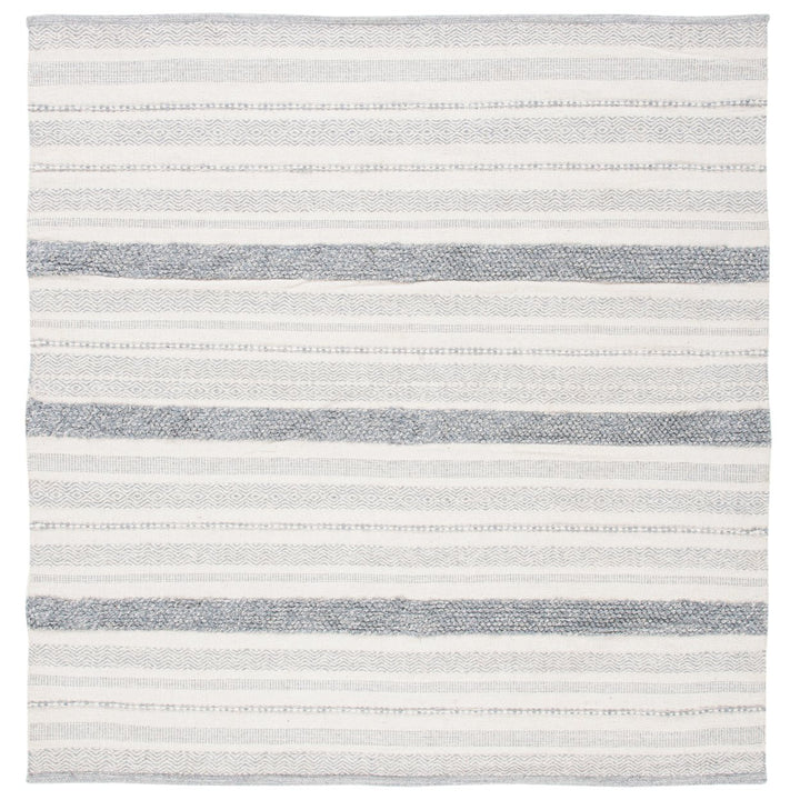 SAFAVIEH Striped Kilim STK501A Handwoven Ivory /Grey Rug Image 4