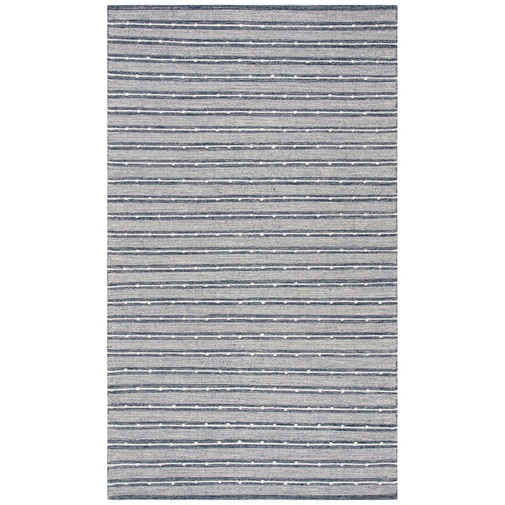 SAFAVIEH Striped Kilim STK513N Handwoven Navy / Blue Rug Image 1