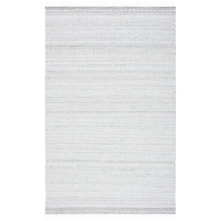 SAFAVIEH Striped Kilim STK104F Handwoven Grey /Ivory Rug Image 1