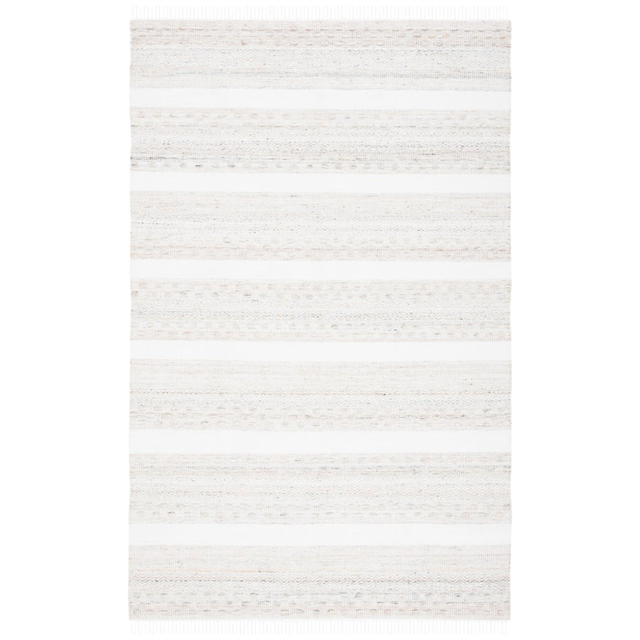 SAFAVIEH Striped Kilim STK105B Beige / Ivory Rug Image 1