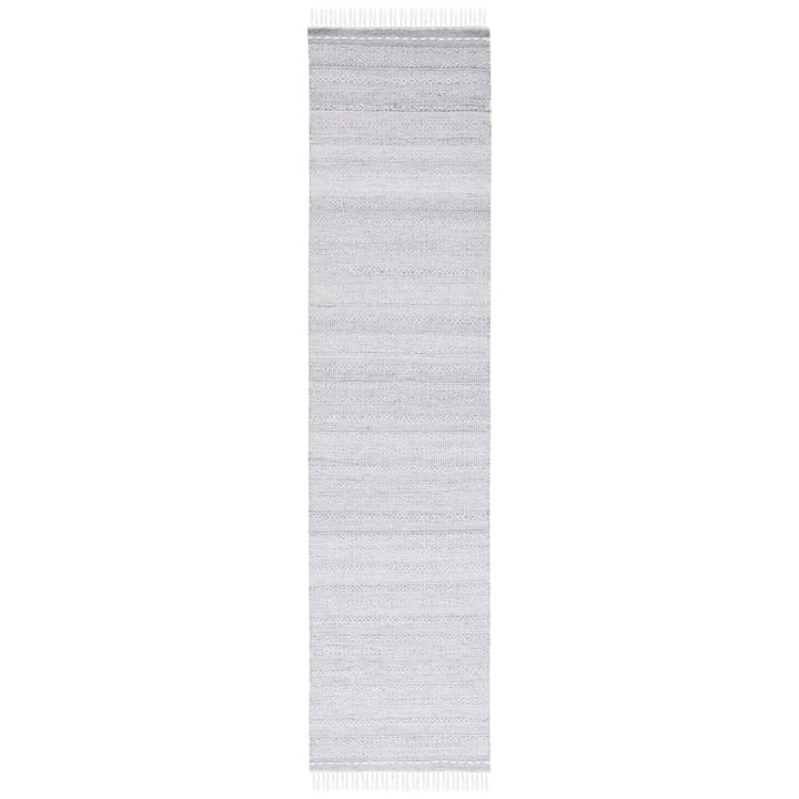 SAFAVIEH Striped Kilim STK104F Handwoven Grey /Ivory Rug Image 1