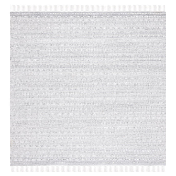 SAFAVIEH Striped Kilim STK104F Handwoven Grey /Ivory Rug Image 4