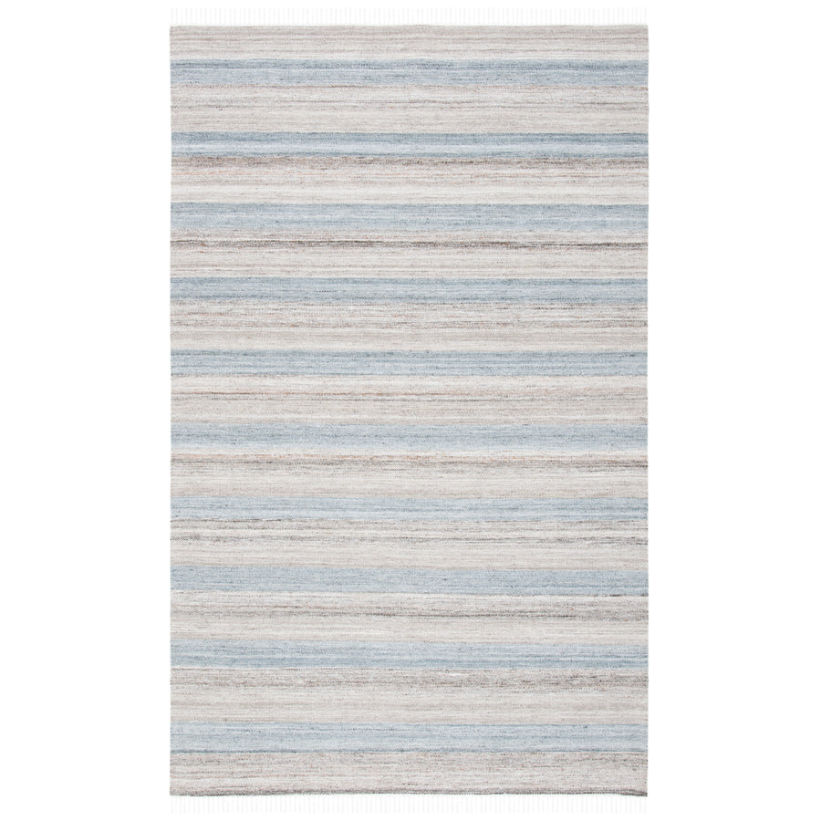 SAFAVIEH Striped Kilim STK107F Handwoven Grey /Beige Rug Image 1