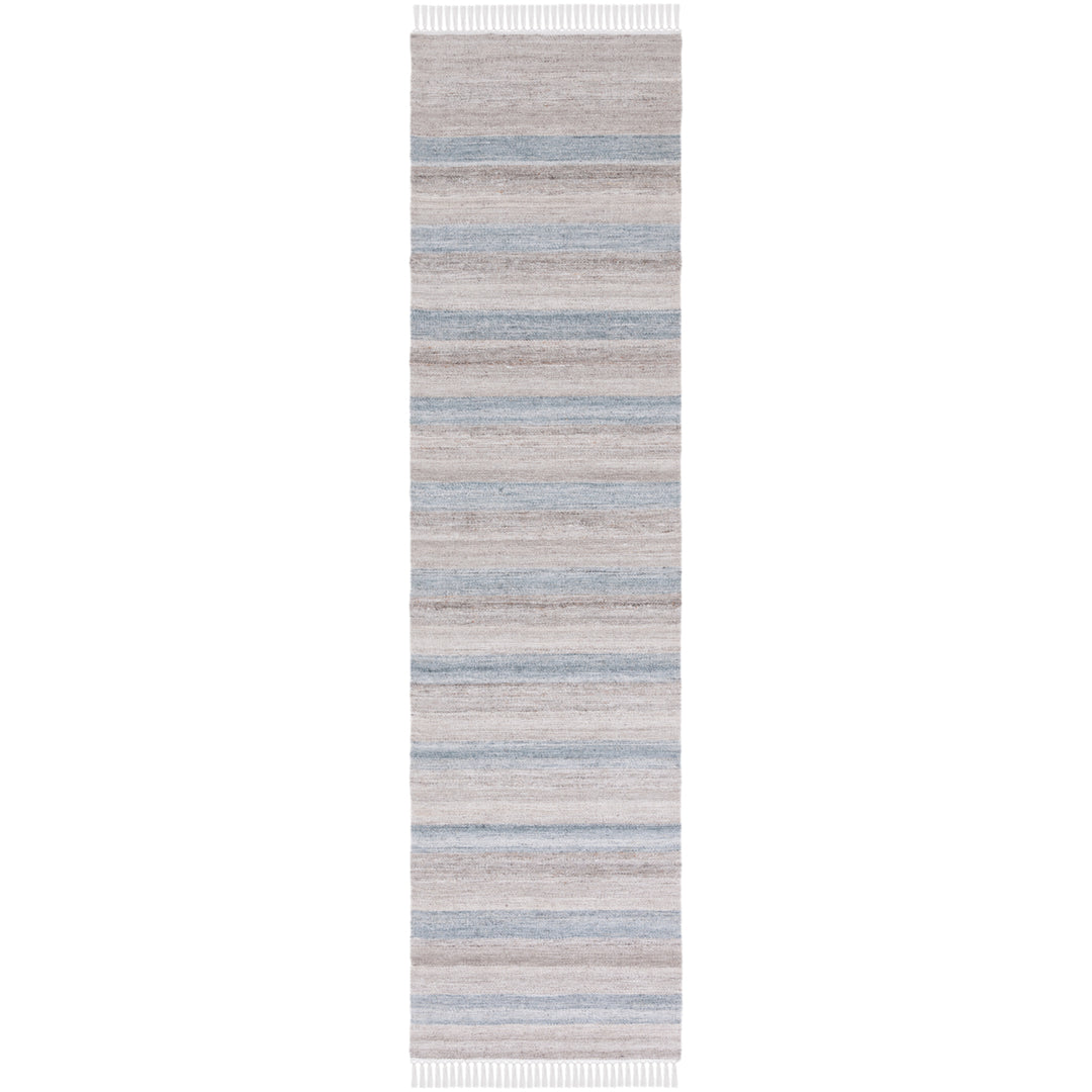 SAFAVIEH Striped Kilim STK107F Handwoven Grey /Beige Rug Image 3