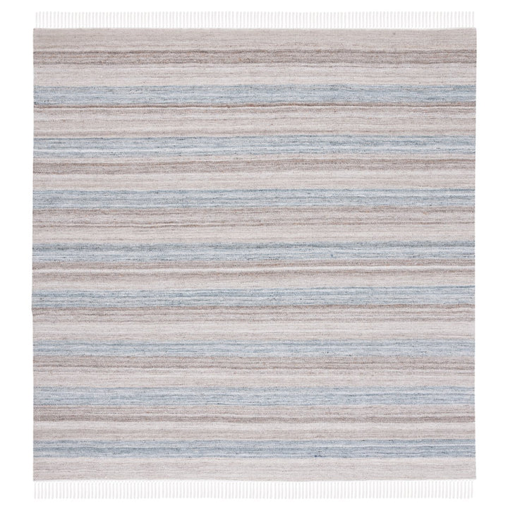 SAFAVIEH Striped Kilim STK107F Handwoven Grey /Beige Rug Image 1