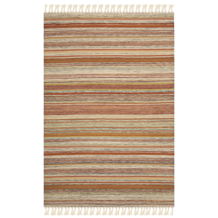 SAFAVIEH Striped Kilim STK311A Handwoven Beige Rug Image 8