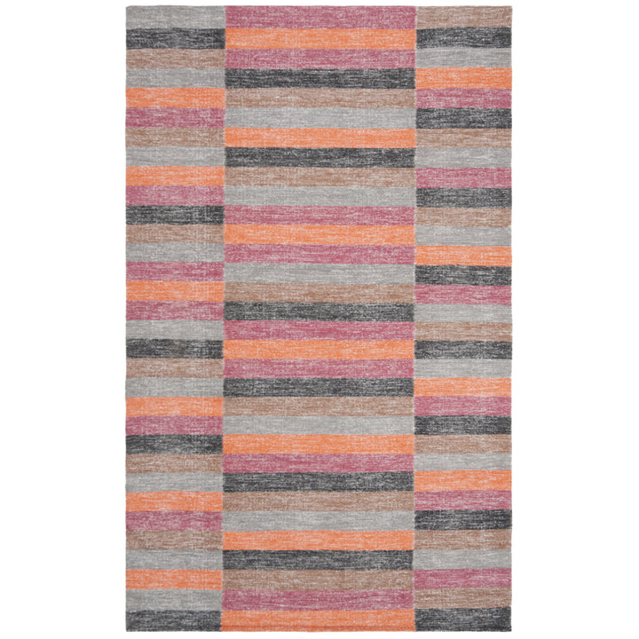 SAFAVIEH Striped Kilim STK411A Handwoven Rust Rug Image 4