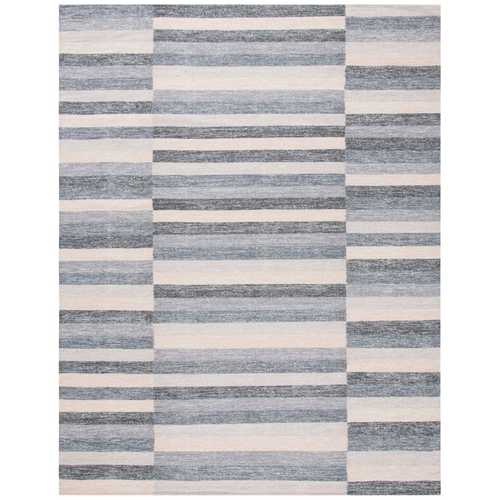 SAFAVIEH Striped Kilim STK411C Handwoven Grey Rug Image 6