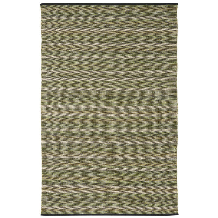 SAFAVIEH Striped Kilim STK421B Handwoven Green Rug Image 4